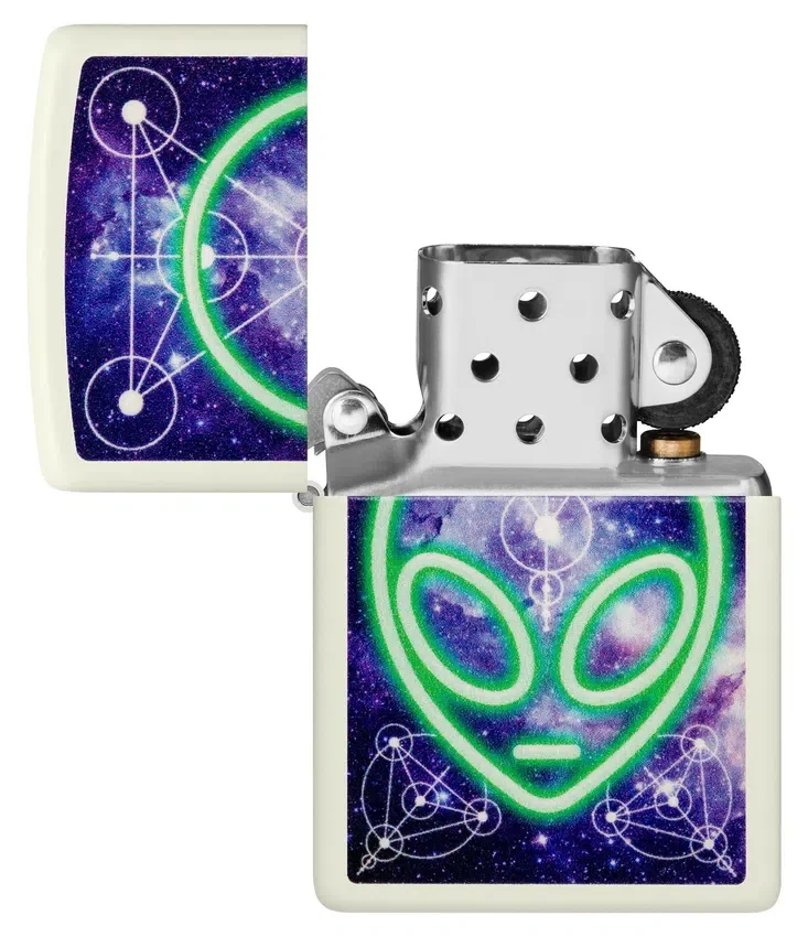 Diseño de extraterrestre luminoso Diseño de extraterrestre luminoso