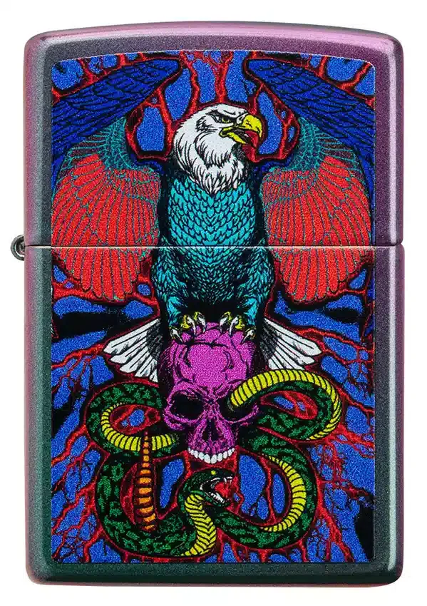 Diseño de águila, serpiente y calavera Diseño de águila, serpiente y calavera