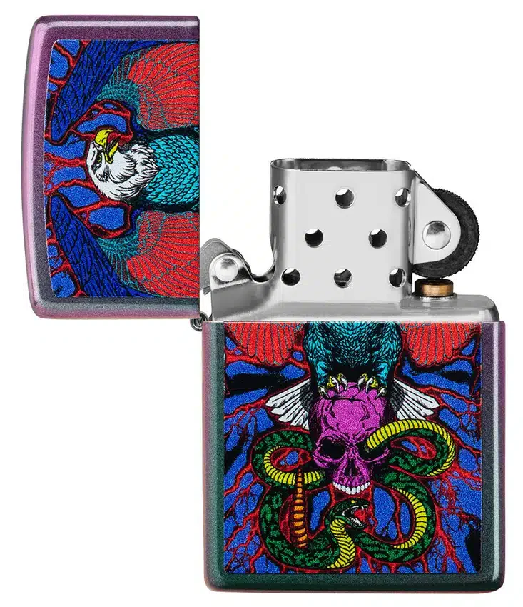 Diseño de águila, serpiente y calavera Diseño de águila, serpiente y calavera
