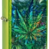 Diseño de hoja de cannabis con estilo graffiti Diseño de hoja de cannabis con estilo graffiti