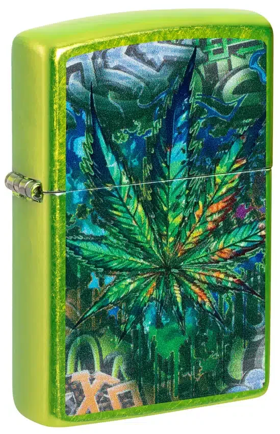 Diseño de hoja de cannabis con estilo graffiti Diseño de hoja de cannabis con estilo graffiti
