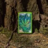 Diseño de hoja de cannabis con estilo graffiti Diseño de hoja de cannabis con estilo graffiti