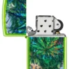 Diseño de hoja de cannabis con estilo graffiti Diseño de hoja de cannabis con estilo graffiti