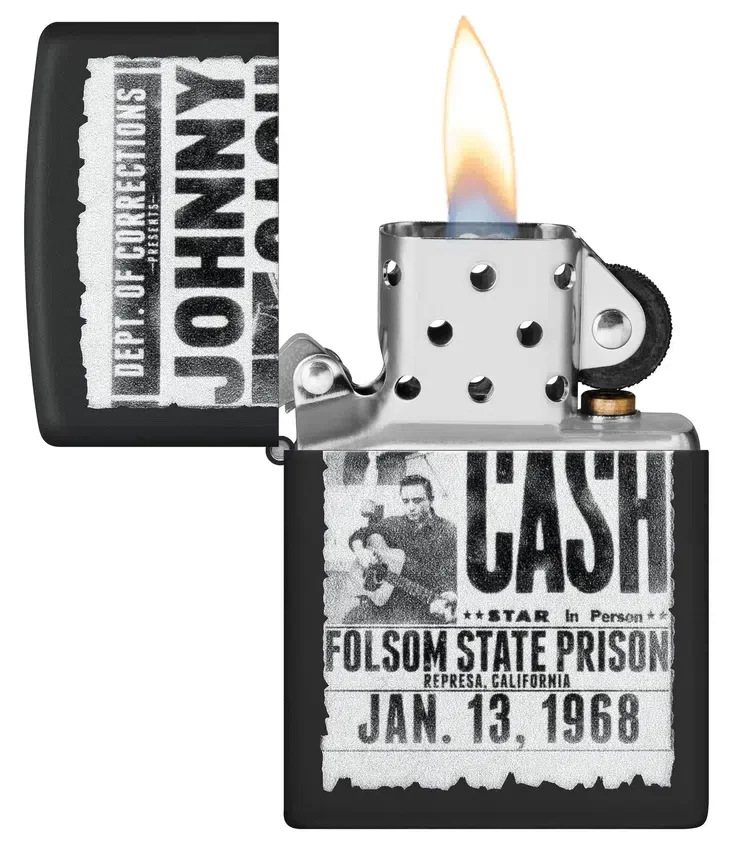Diseño de Johnny Cash en la prisión estatal de Folsom Diseño de Johnny Cash en la prisión estatal de Folsom