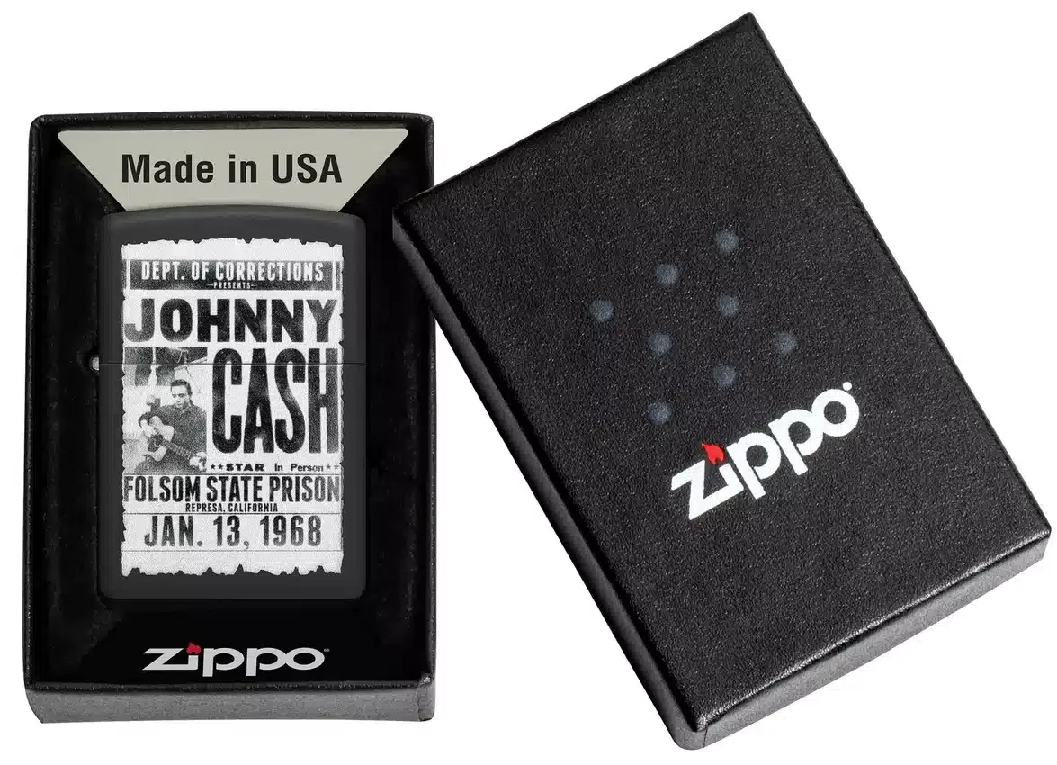 Diseño de Johnny Cash en la prisión estatal de Folsom Diseño de Johnny Cash en la prisión estatal de Folsom