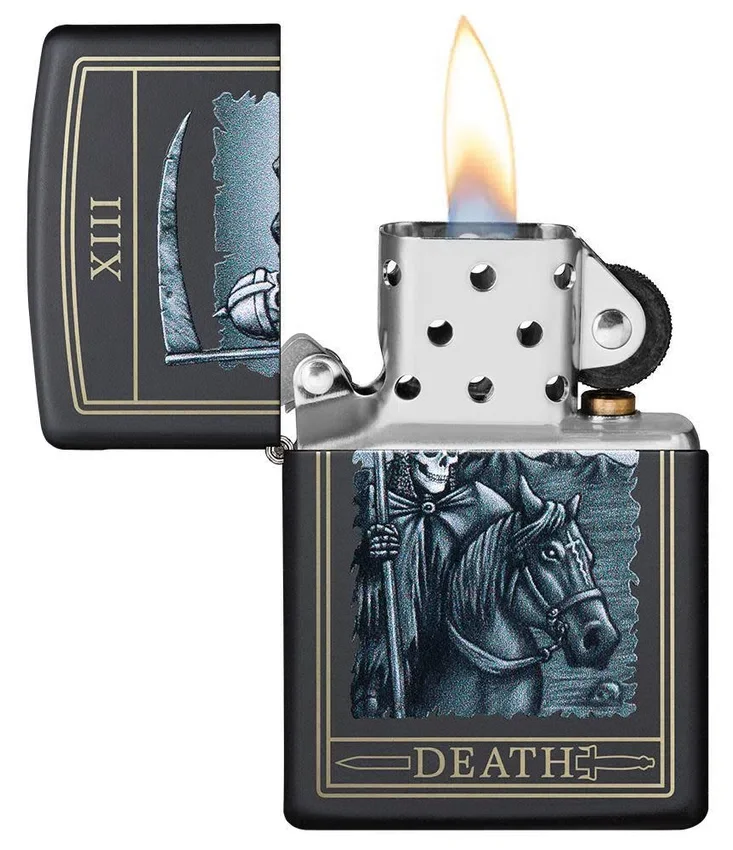Diseño de la carta de la Muerte Diseño de la carta de la Muerte