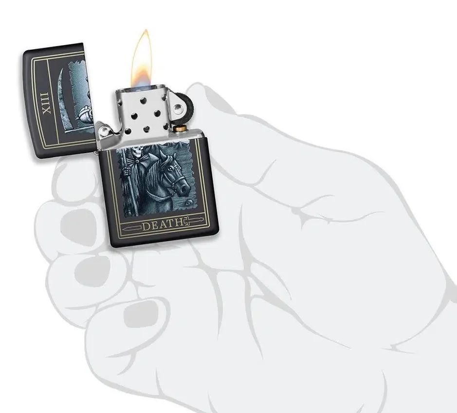 Diseño de la carta de la Muerte Diseño de la carta de la Muerte