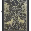 Diseño de la carta del tarot «El Lobo» Diseño de la carta del tarot «El Lobo»