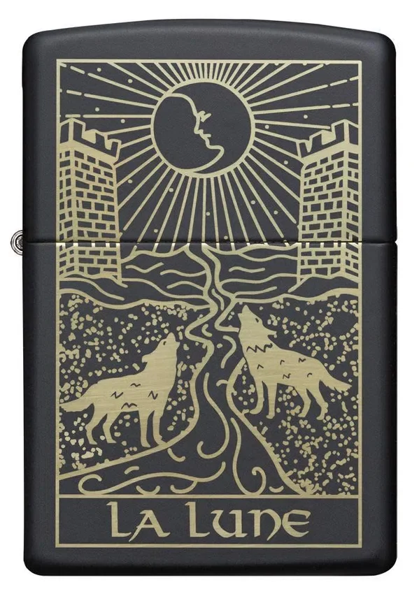 Diseño de la carta del tarot «El Lobo» Diseño de la carta del tarot «El Lobo»