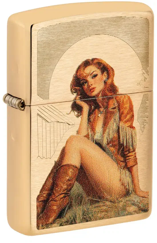Diseño de pin-up western Diseño de pin-up western