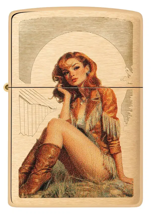 Diseño de pin-up western Diseño de pin-up western