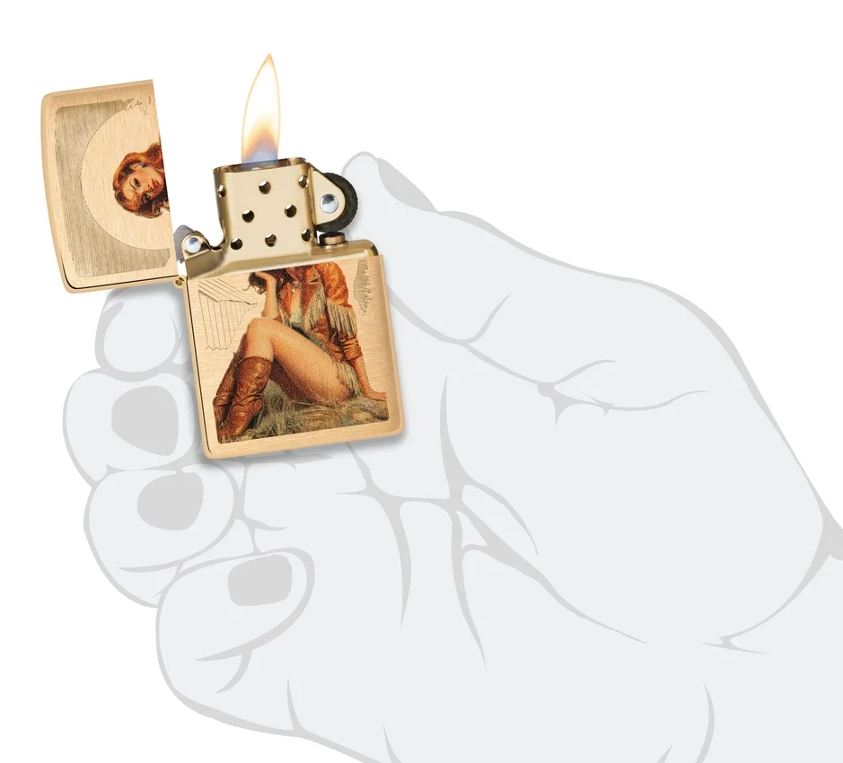 Diseño de pin-up western Diseño de pin-up western