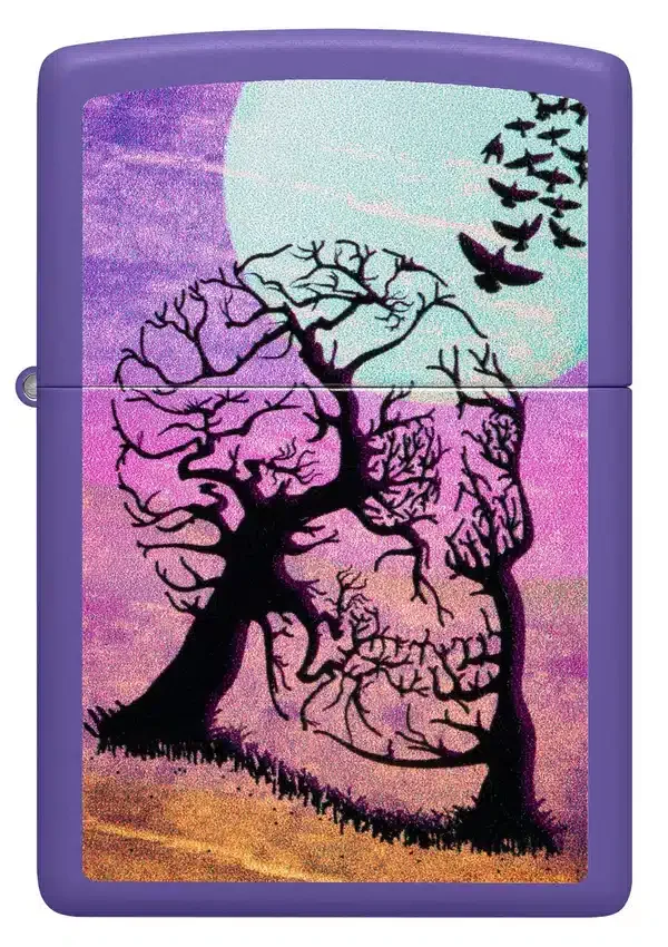 Diseño de árbol con calaveras Diseño de árbol con calaveras
