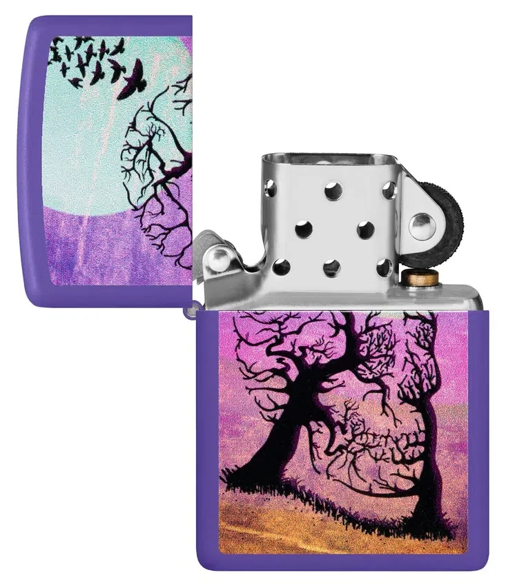Diseño de árbol con calaveras Diseño de árbol con calaveras