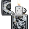 Diseño de reloj con calavera Diseño de reloj con calavera