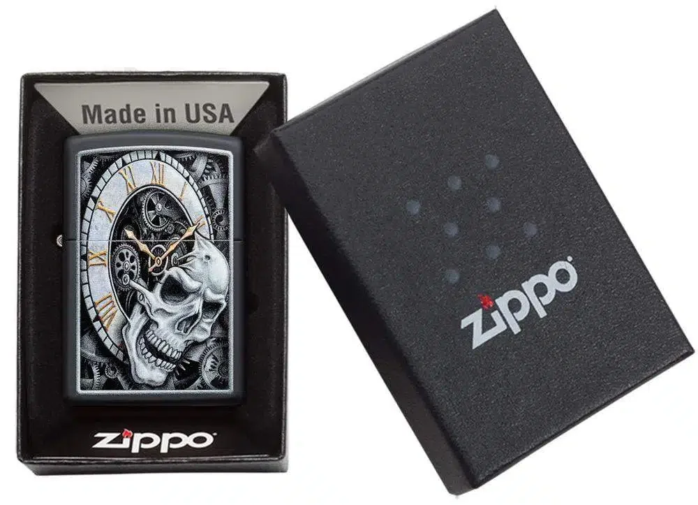 Diseño de reloj con calavera Diseño de reloj con calavera