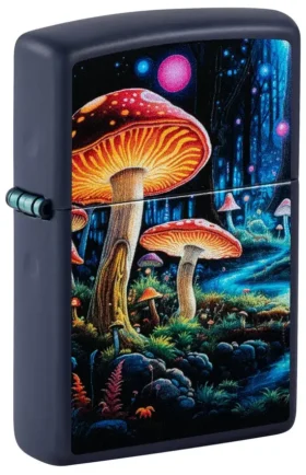 Diseño de setas con luz negra
