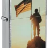 Diseño de soldado y bandera Diseño de soldado y bandera