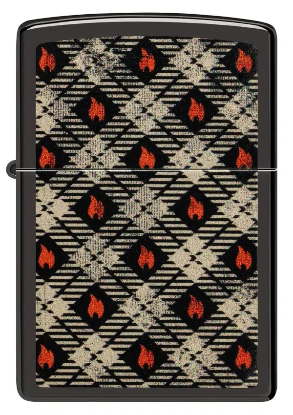 Diseño de tartán de zippo Diseño de tartán de zippo
