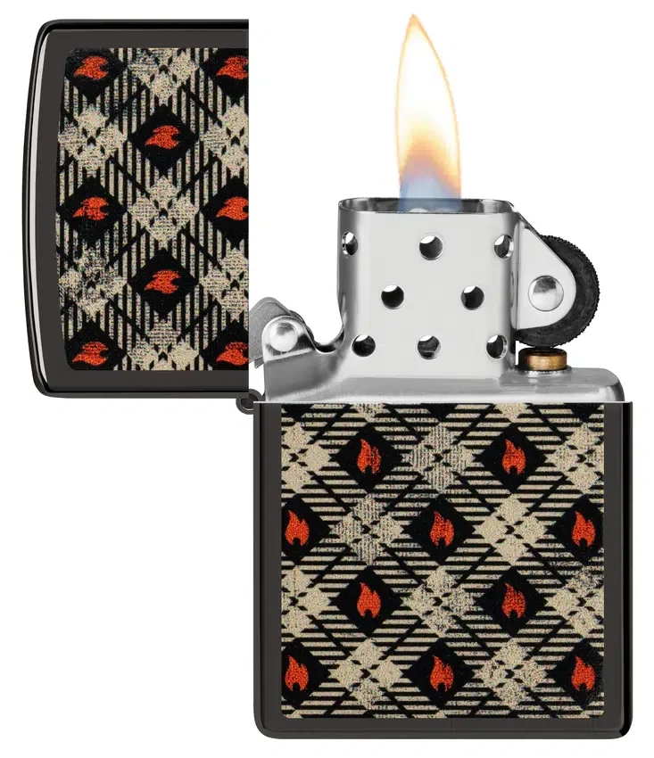 Diseño de tartán de zippo Diseño de tartán de zippo