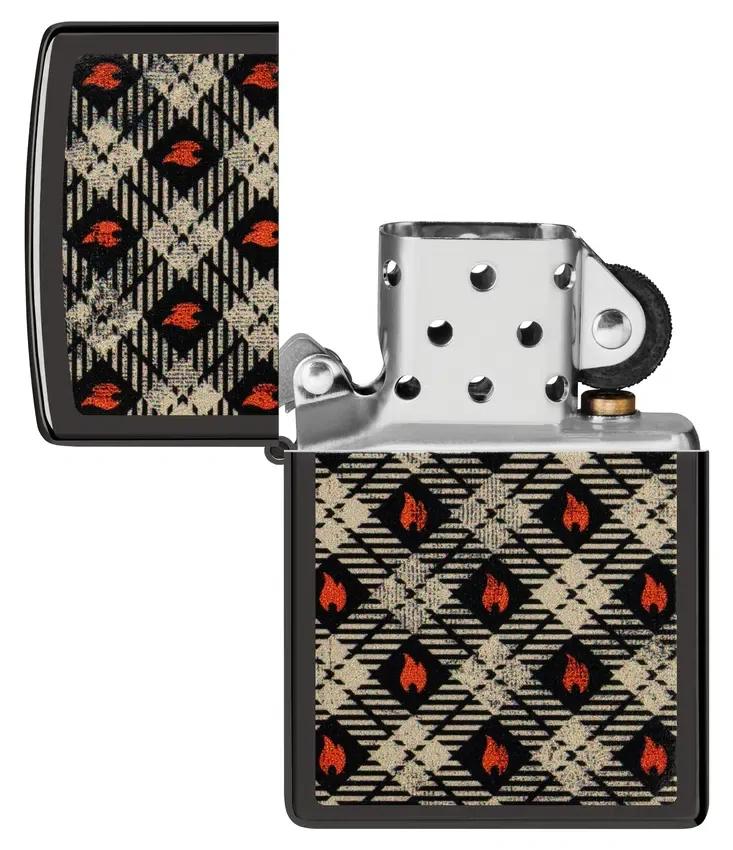 Diseño de tartán de zippo Diseño de tartán de zippo