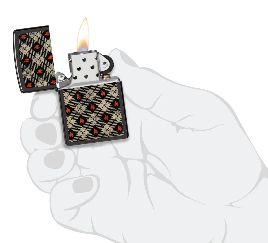 Diseño de tartán de zippo Diseño de tartán de zippo
