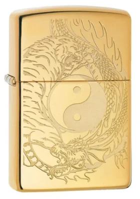 Diseño de tigre y dragón