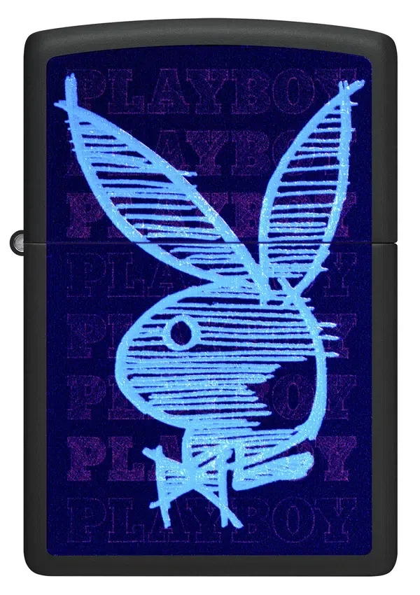 Diseño del conejo de Playboy con luz negra Diseño del conejo de Playboy con luz negra