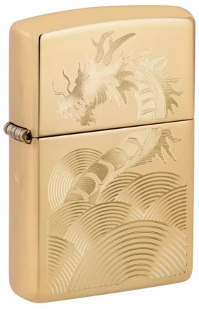 Diseño del dragón dorado