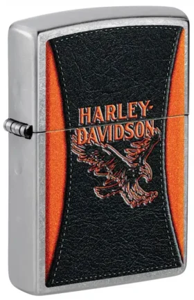 Diseño del águila con efecto de cuero de Harley-Davidson®