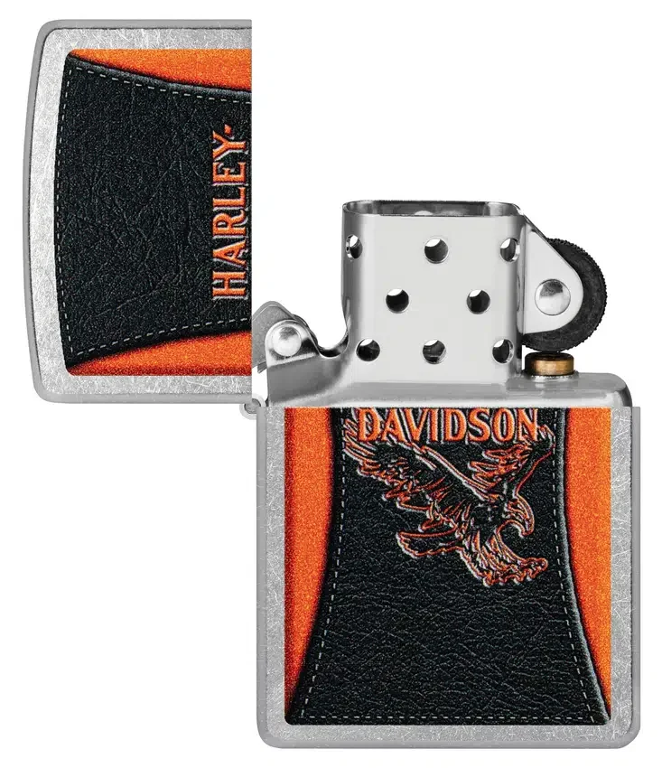 Diseño del águila con efecto de cuero de Harley-Davidson® Diseño del águila con efecto de cuero de Harley-Davidson®