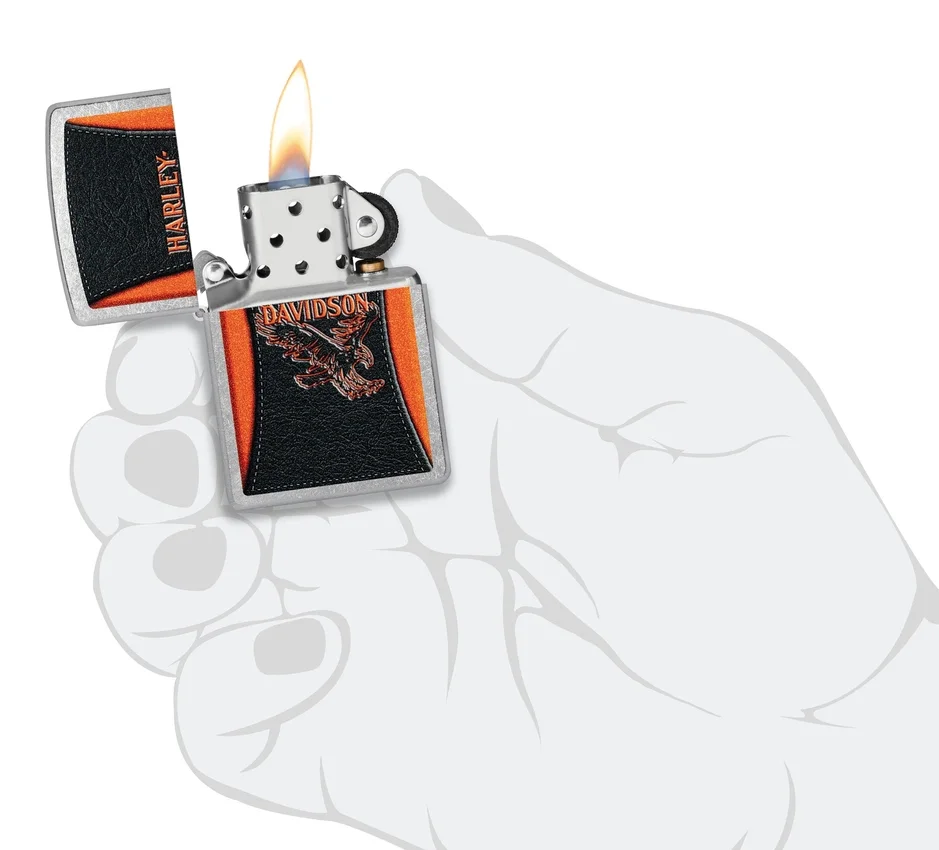 Diseño del águila con efecto de cuero de Harley-Davidson® Diseño del águila con efecto de cuero de Harley-Davidson®