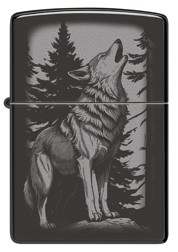 Diseño del lobo aullando Diseño del lobo aullando