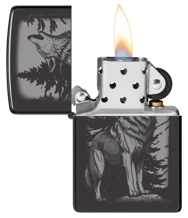 Diseño del lobo aullando Diseño del lobo aullando