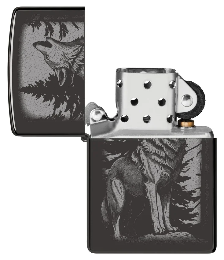 Diseño del lobo aullando Diseño del lobo aullando