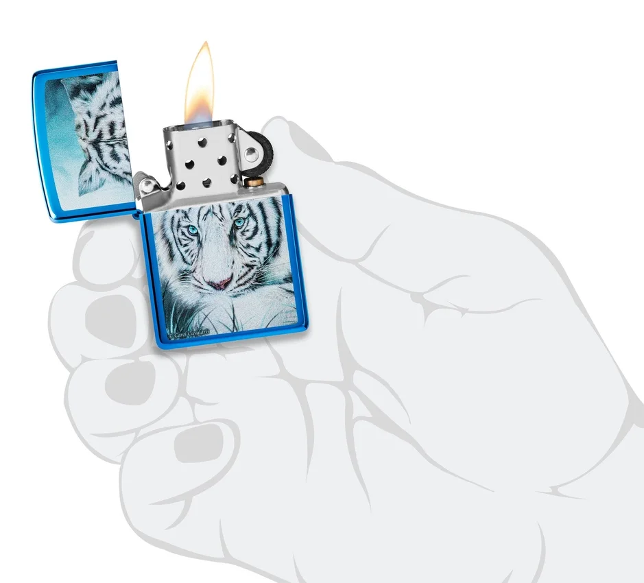 Diseño del tigre blanco de Carol Cavalaris Diseño del tigre blanco de Carol Cavalaris