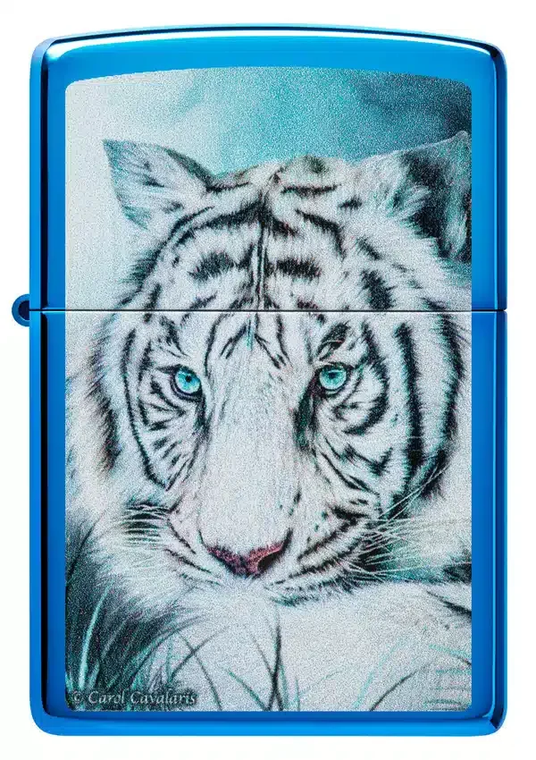 Diseño del tigre blanco de Carol Cavalaris Diseño del tigre blanco de Carol Cavalaris