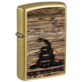 Diseño «Dont Tread On Me®» grabado en madera