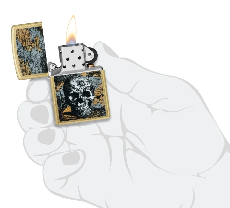 Diseño floral con calavera Diseño floral con calavera