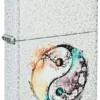 Diseño floral del yin y el yang Diseño floral del yin y el yang