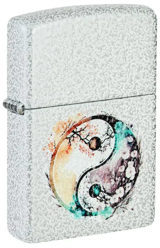 Diseño floral del yin y el yang Diseño floral del yin y el yang