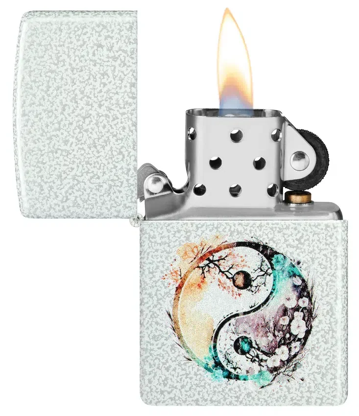 Diseño floral del yin y el yang Diseño floral del yin y el yang