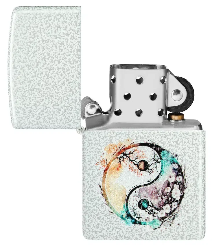 Diseño floral del yin y el yang Diseño floral del yin y el yang