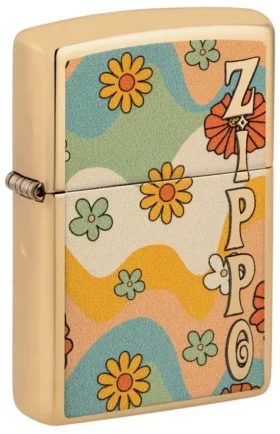 Diseño «Flower Power» de zippo