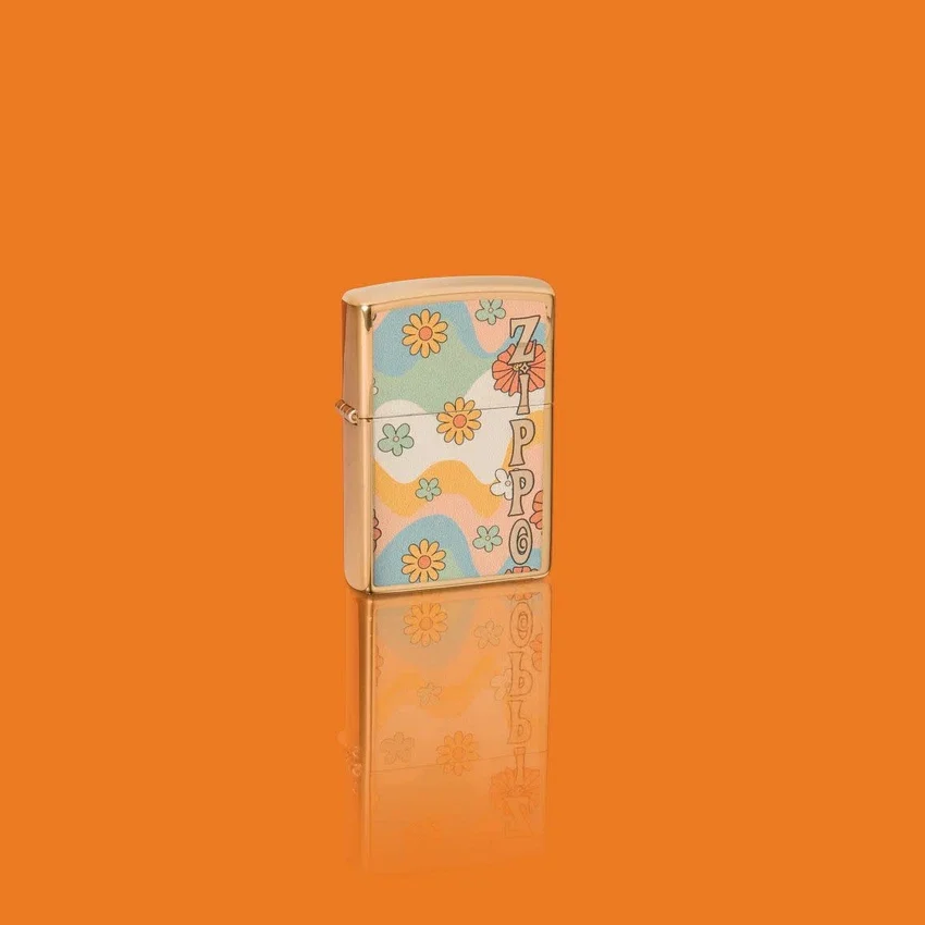 Diseño «Flower Power» de zippo Diseño «Flower Power» de zippo