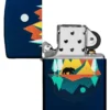 Diseño geométrico de oso y montañas Diseño geométrico de oso y montañas