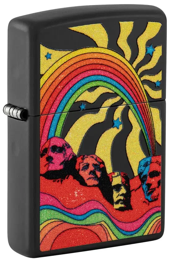 Diseño hippie del Monte Rushmore Diseño hippie del Monte Rushmore