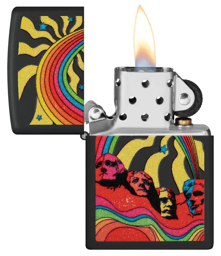 Diseño hippie del Monte Rushmore Diseño hippie del Monte Rushmore