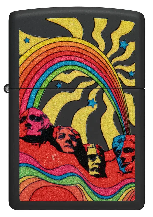 Diseño hippie del Monte Rushmore Diseño hippie del Monte Rushmore