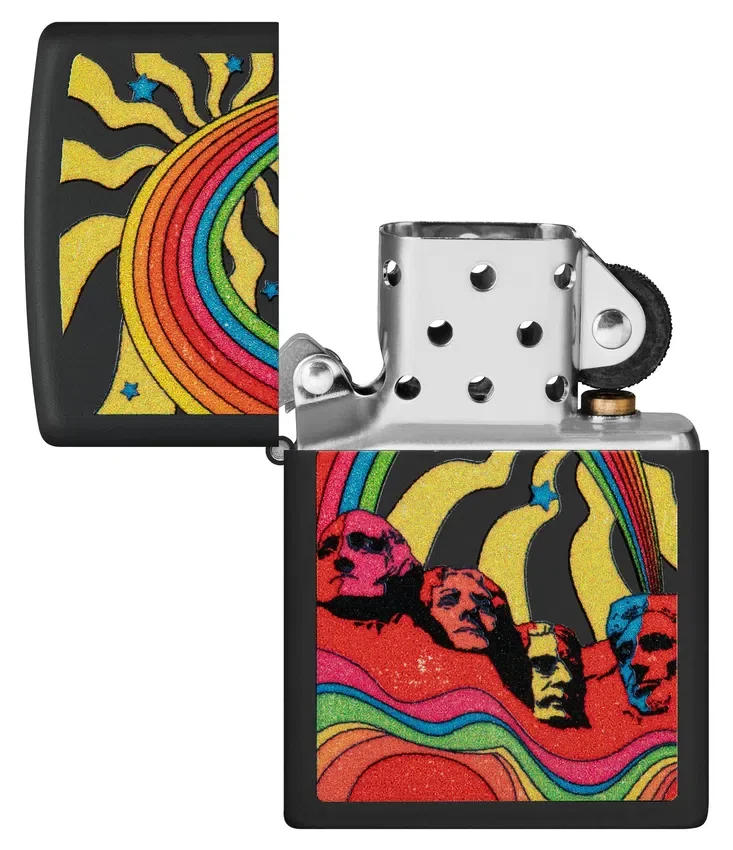 Diseño hippie del Monte Rushmore Diseño hippie del Monte Rushmore